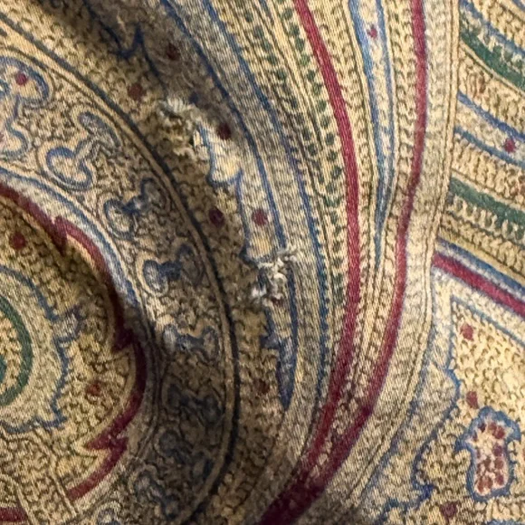 Lauren Ralph Lauren Paisley Cotton Button Down Shirt Brown Green M Heritage Prep - Picture 9 of 17